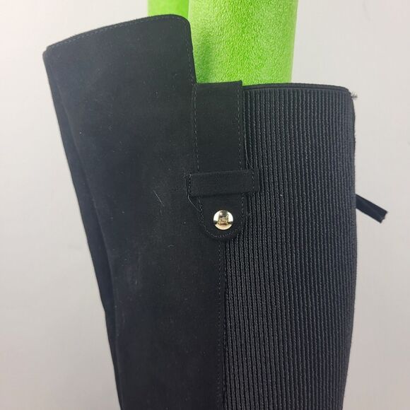 Anne Klein Audrey knee high Riding Boot Black Size 6M - Picture 7 of 13